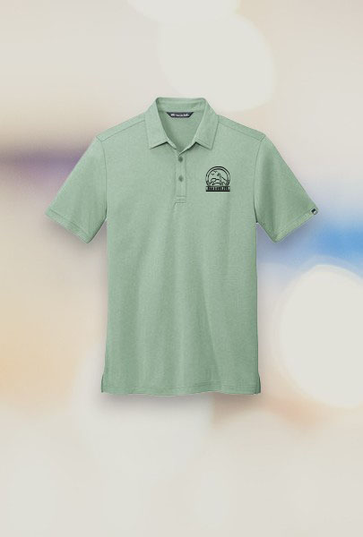 Custom imprinted Performance Polo for San Diego, CA with a local business logo