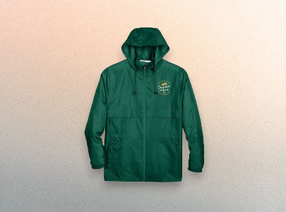 Custom imprinted Lightweight Jacket for San Diego, CA with a local business logo