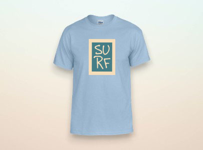Custom imprinted Gildan Adult T-Shirt for San Diego, CA with a local business logo