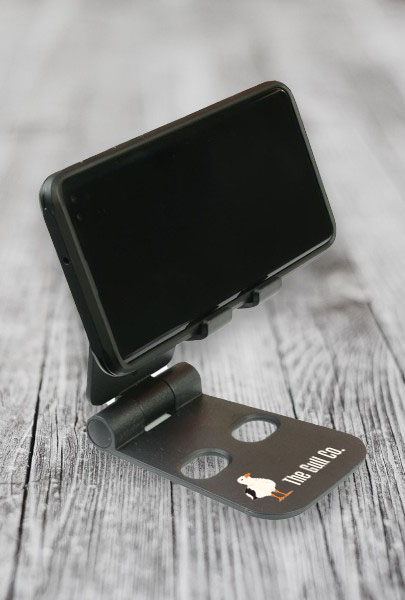 Custom decorated Desktop Phone Stand for San Diego, CA Custom imprinted Desktop Phone Stand for San Diego, CA with a local business logo